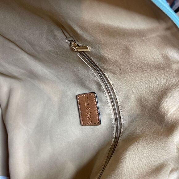 Mia And Tess Bag Brand New Tote And Shoulder Bag Turquoise  FALL Transition - Picture 6 of 12